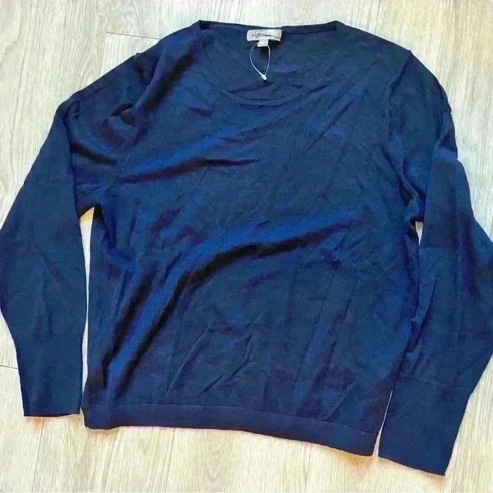 J. Crew Navy Blue Crew Neck Sweater
